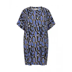 Wasabi WA-VALERA 4 - Blå printet tunika W10366 Amparo Blue Combi fra Wasabiconcept