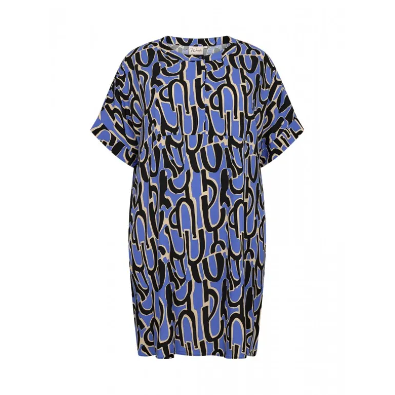 Wasabi WA-VALERA 4 - Blå printet tunika W10366 Amparo Blue Combi fra Wasabiconcept
