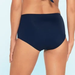 Wiki Swim Midi Shape - Marineblå bikini trusse 651-4108 Midnight fra WIKI