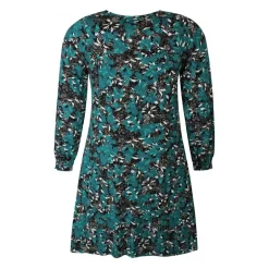 Zhenzi DANNA Dress - Grøn printet kjole 200049 Evergreen fra Zhenzi