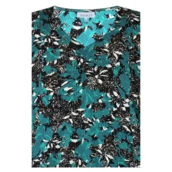 Zhenzi DANNA Dress - Grøn printet kjole 200049 Evergreen fra Zhenzi