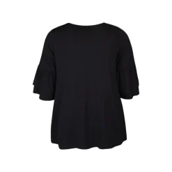 Zhenzi Debi 542 Tunic 3/4 - Sort tunika 200542 Black fra Zhenzi