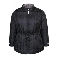 Zhenzi Elea 609-JAcket L/S - Sort vendbar dynejakke 200609 Black fra Zhenzi