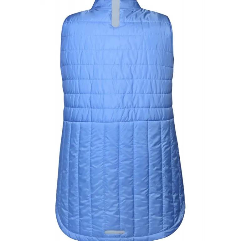 Zhenzi Elea 608-Waistcoat - Vatteret vendbar vest 200608 Cornflower Blue fra Zhenzi