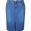 Zhenzi Fay 784-Skirt - Denim nederdel 200784 Scilla denim wash fra Zhenzi