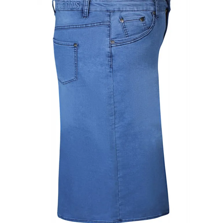 Zhenzi Fay 784-Skirt - Denim nederdel 200784 Scilla denim wash fra Zhenzi