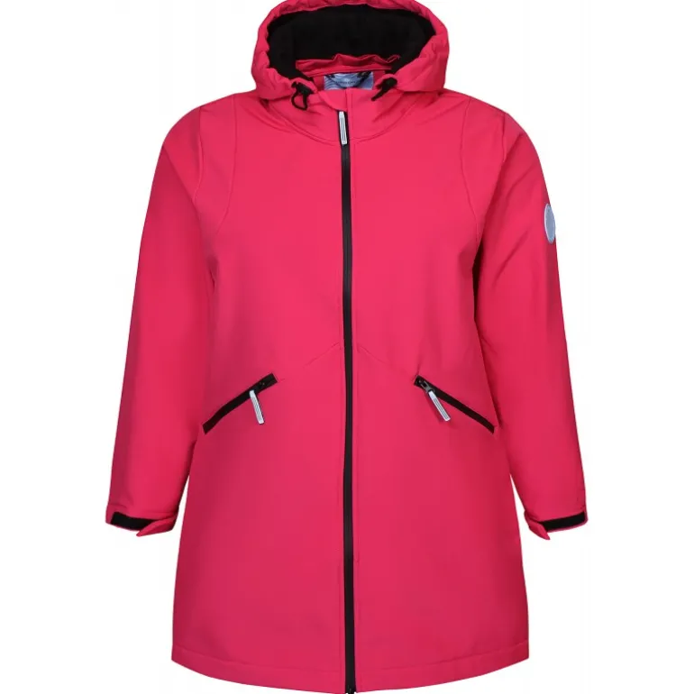 Zhenzi Floe 687 Jacket - Pink softshell jakke 200687 Raspberry fra Zhenzi