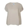Zhenzi Hyla 796-Blouse S/S - Sandfarvet bluse 200796 Chateau fra Zhenzi
