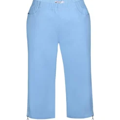 Zhenzi Jazzy pants - Bengaline lyseblå Buks 2102284 Powder Blue fra Zhenzi