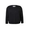 Zhenzi Mya 376 Jacket - Sweat lynlås jakke sort 200376 Black fra Zhenzi