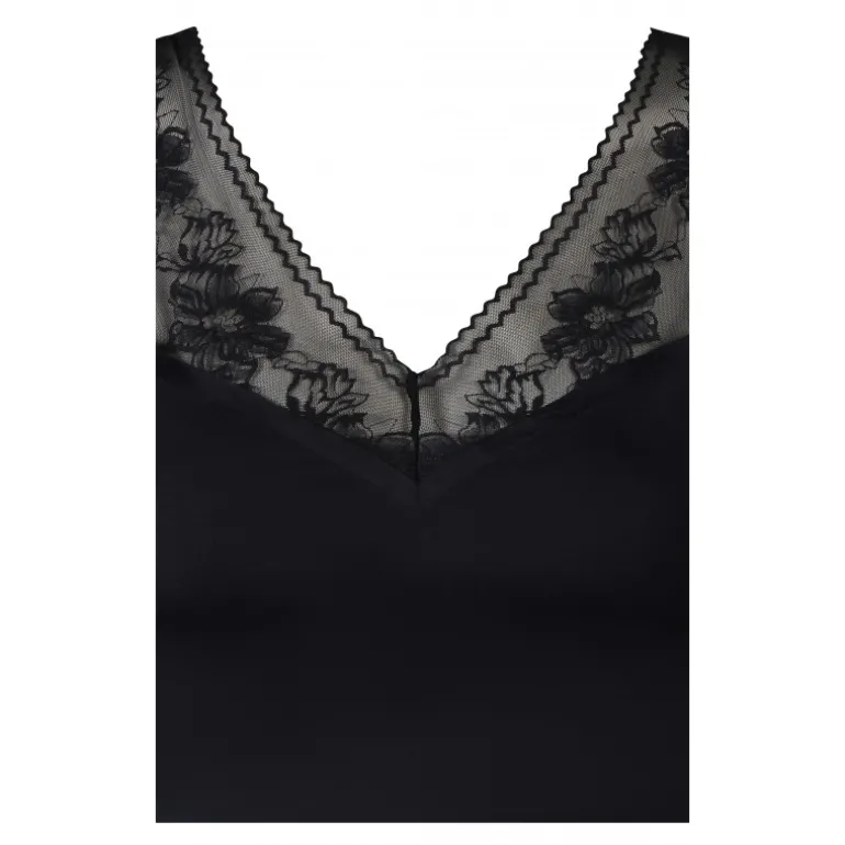 Zhenzi Paige 347 Bra Top - Sort top med blonde 200347 Black fra Zhenzi