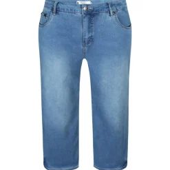 Zhenzi Salsa 110 Salsa Fit - Lys denim stumpebuks 200258 Calla Blue fra Zhenzi