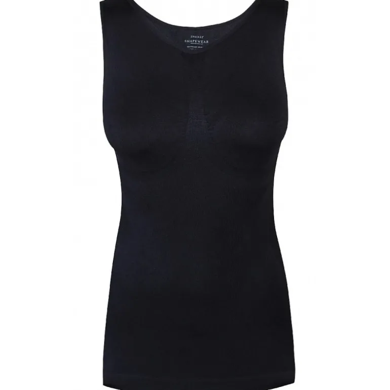 Zhenzi Shape Top - Sort seamless top 2509601 Black fra Zhenzi
