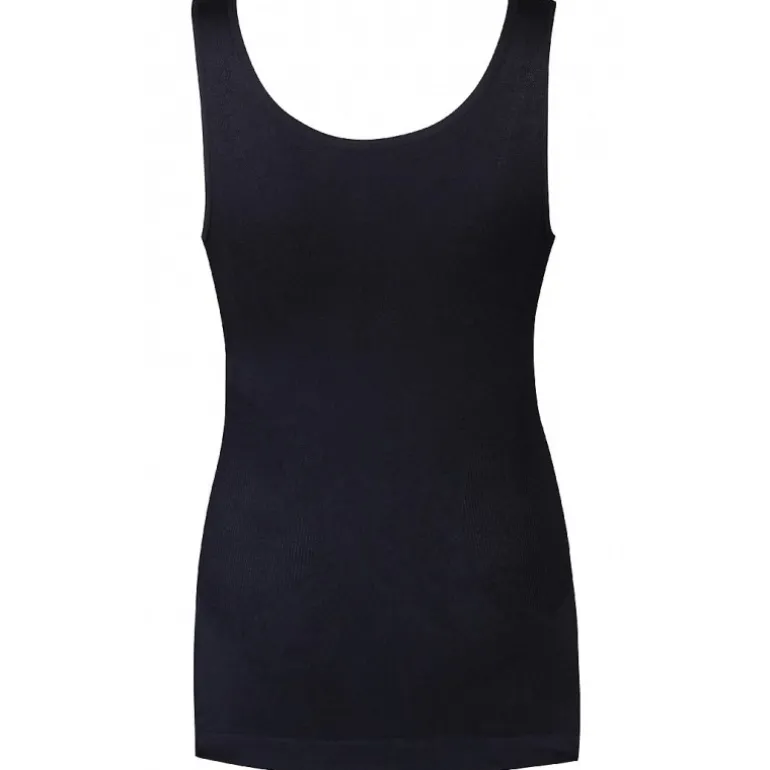 Zhenzi Shape Top - Sort seamless top 2509601 Black fra Zhenzi