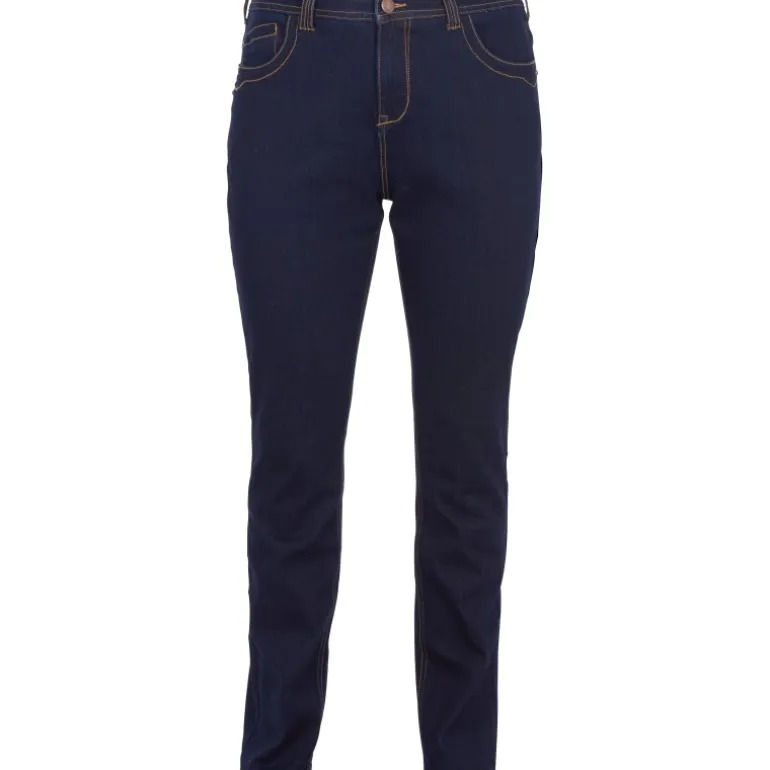 Zizzi Jeans, Long Vilma - Jeans JB060390B DK Blue Rinse fra Zizzi
