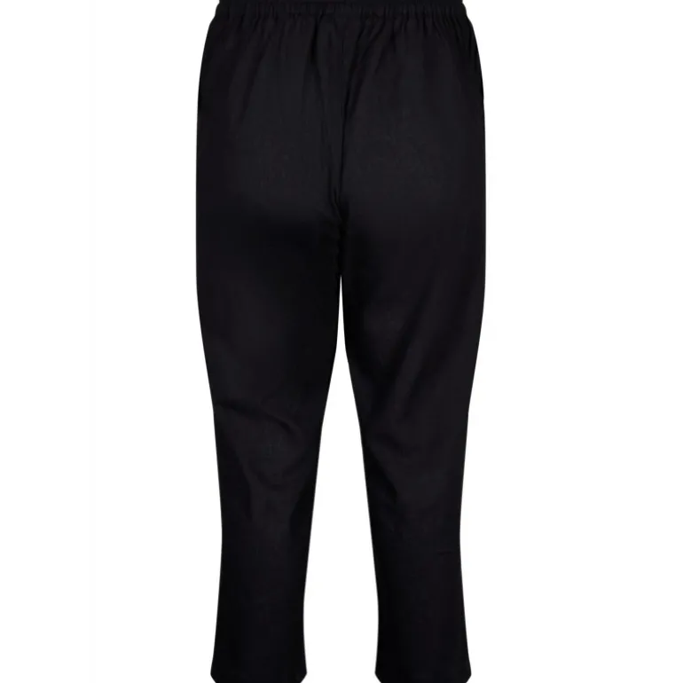 Zizzi VFLEX PANTS - Sort buks V00471J Black fra Zizzi