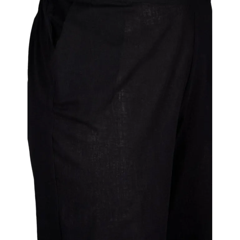 Zizzi VFLEX PANTS - Sort buks V00471J Black fra Zizzi