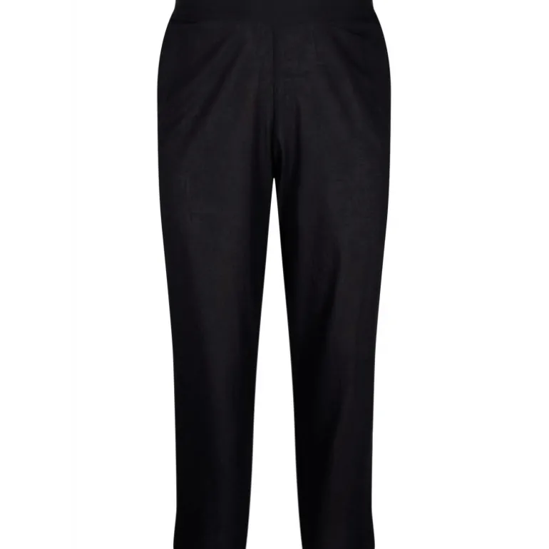 Zizzi VFLEX PANTS - Sort buks V00471J Black fra Zizzi